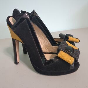 Sandals Crissie Morris MODELLO madley heels 6.5 made in Italy Office Sir…